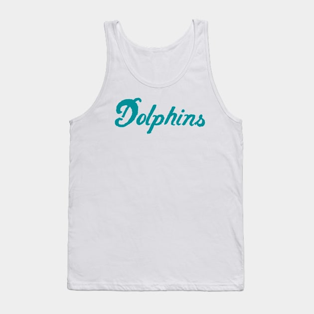 Miami Dolphiiiins 07 Tank Top by Very Simple Graph